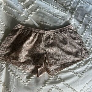 Brandy Melville Floral Boxer Shorts, one size